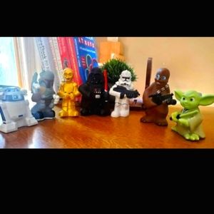 Disney Theme Parks Star Wars Bath Toy Set Of 7 - Toys & Collectibles